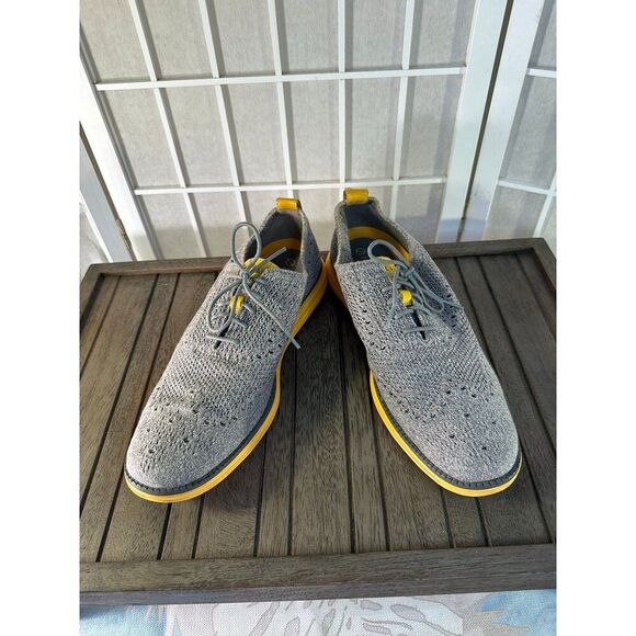 Cole Haan Other - Cole Haan Original Grand Stitchlite Grey Yellow sedona men's shoes 10.5 M 212850